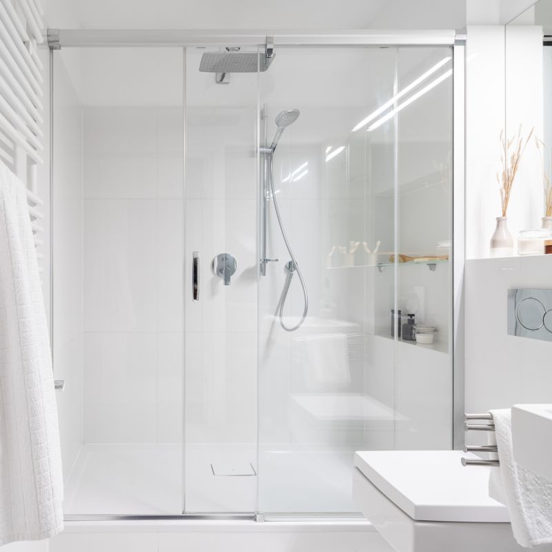 Open-Concept Shower