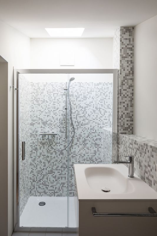 Tile-Enclosed Shower